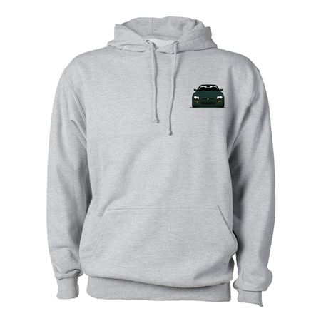 Hoodie Green MGF Marl Grey Medium - RX4277 - Rimmer Bros