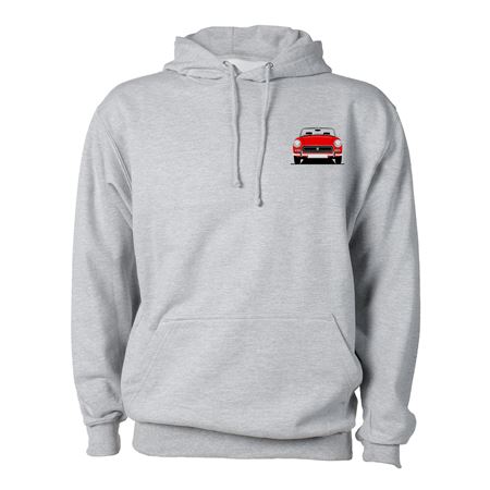 Hoodie Red Midget Marl Grey Medium - RX4280 - Rimmer Bros