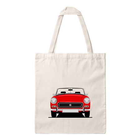 Tote Bag Red Midget Cream Bag One Size - RX4307 - Rimmer Bros
