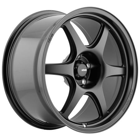 Alloy Wheel 8" x 15" ET25 Hexaform Matt Black - RY1013 - Konig