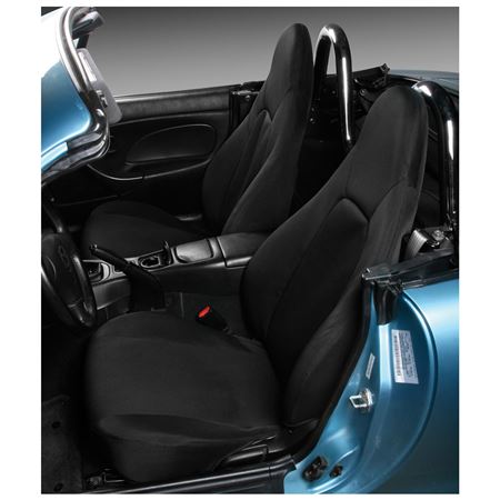 Seat Cover Set Polyester (pair) Black 1999-00 - RY1053 - EuroSport