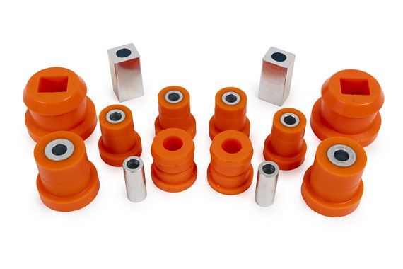 Shock Absorber Bush Set Rear Dynamic Orange Kit 11 - RY1105PBO - Polybush