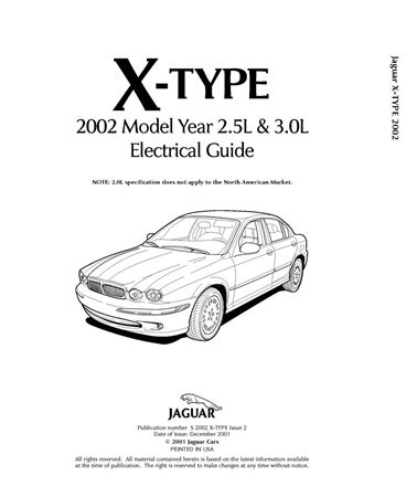 Electrical Guide - X-Type USA - 2002 - S2002XTYPEGR - OTP