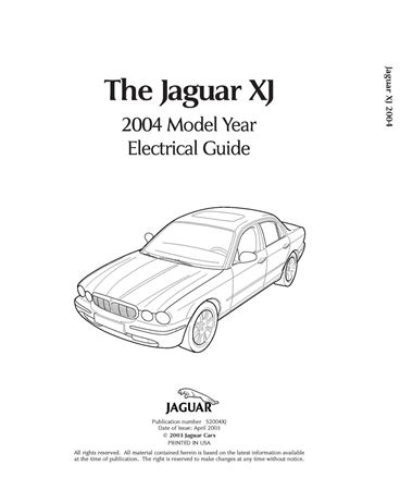 Electrical Guide - The Jaguar XJ USA - S2004_XJGR - OTP