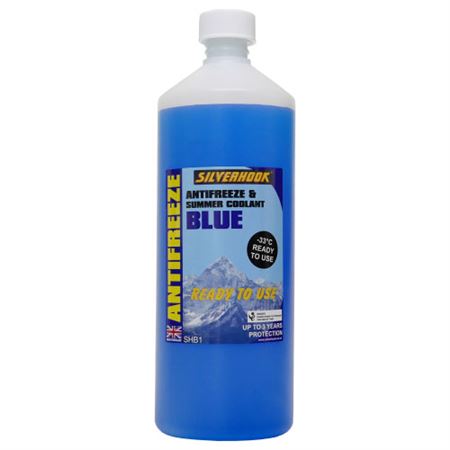 Antifreeze Pre-Mixed Blue (50/50) 1L - S3SHB1P1 - Silverhook