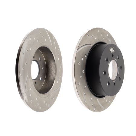 Brake Discs Solid Grooved Rear (pair) 260mm - SDB000291UR - EBC