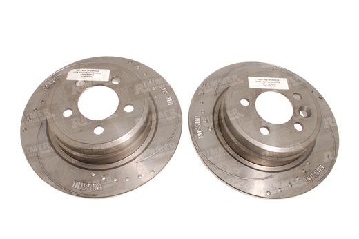 Rossini Performance Rear Brake Discs - Solid Pair - SDB000871 ROS ...