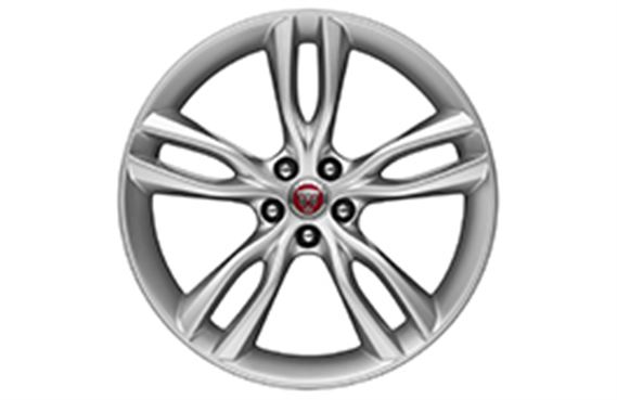 Alloy Wheel 8.5J x 20" Star 5 Twin Spoke Silver Finish - T2H4957 - Genuine