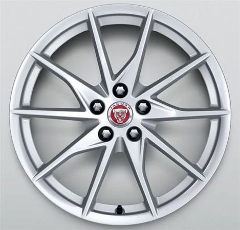 Alloy Wheel Rear 9.5J x 18" Lightweight Silver Sparkle - T2R17514 - Genuine