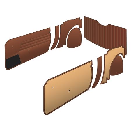 Trim Panel Kit - Vinyl New Tan Spitfire Mk4-1500 - TKA74034