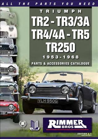Triumph TR2/3/3A/4/4A/5/250 Cat 53-68 - TR25 CAT - Rimmer Bros