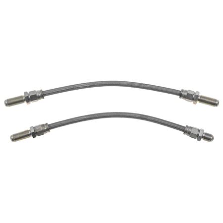 Brake Hose Braided S/steel rear (pair) TR4A-TR6 - TT3242 - Aeroquip