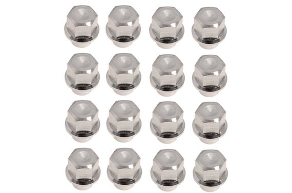Wheel Nut - Set of 16 - Factory Alloy Wheel - Chrome - To OE Specification - UKC5403CKIT