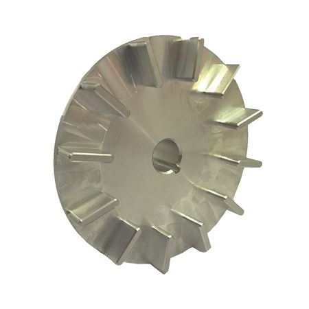 Fan & Pulley Assembly Single Pulley 70mm 17mm Shaft - VAL701717FAN - Powerlite