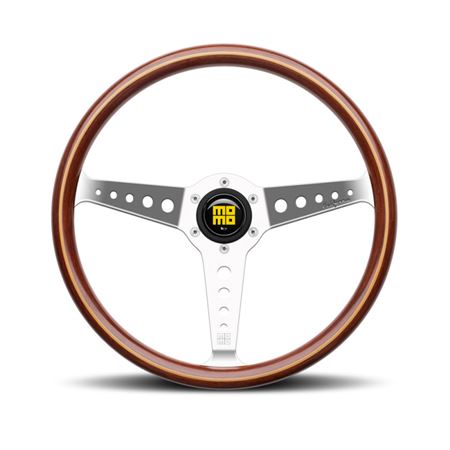 Steering Wheel - California Heritagepolished Spokes/Wood 360mm - RX2457 - MOMO