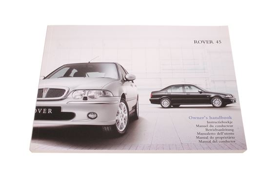 Rover 45 Handbook - French -VDC000500FR - Genuine MG Rover