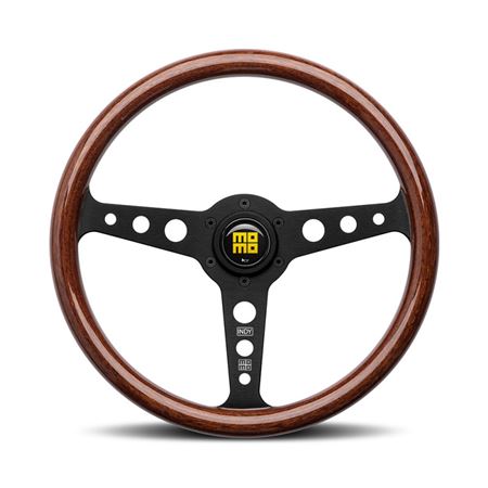 Steering Wheel - Indy Heritage Mahogany Wood/Black Spoke 350mm - RX2459 - MOMO