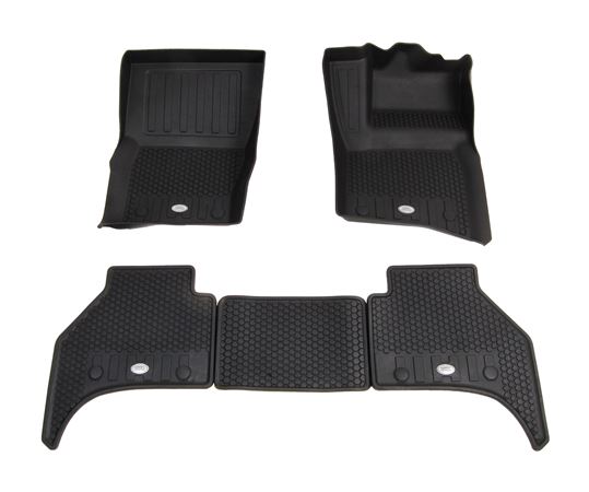 Rubber Mat Set RHD LWB (3 piece) Deep Sided - VPLES0550 - Genuine