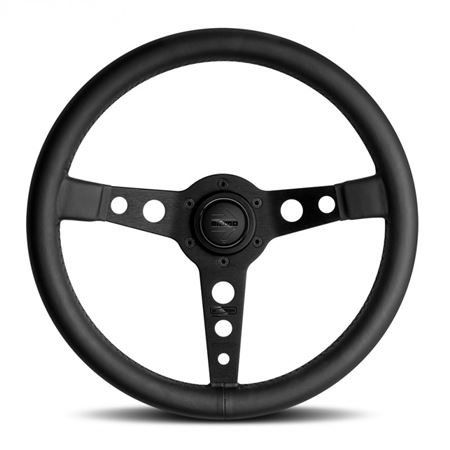 Steering Wheel - Prototipo Black Edition Black Spoke/Leather 350mm - RX2466 - MOMO
