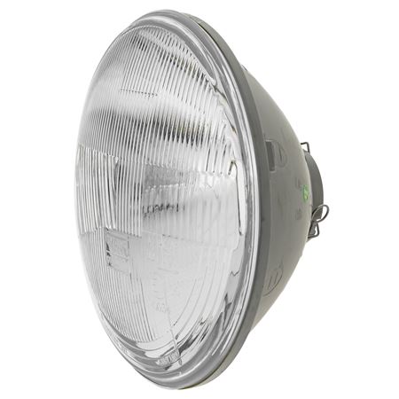 Headlamp 7" RHD Quadoptic H4 No Pilot Plastic Reflector - WPS6008W - Wipac