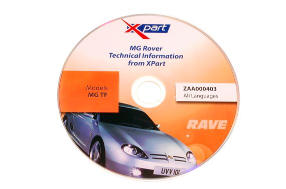 Rave Disc - MG TF - ZAA000403 - Genuine MG Rover