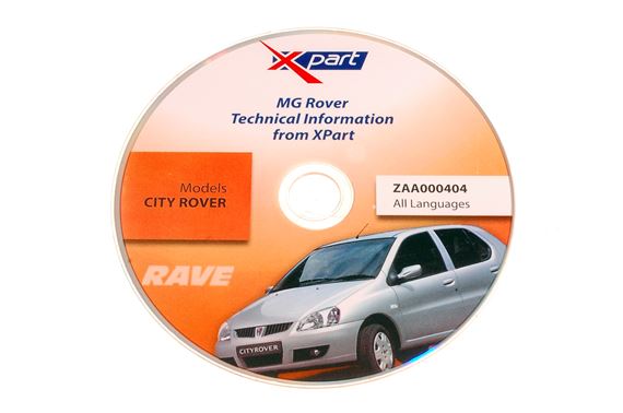 Rave Disc - CityRover - ZAA000404 - Genuine MG Rover