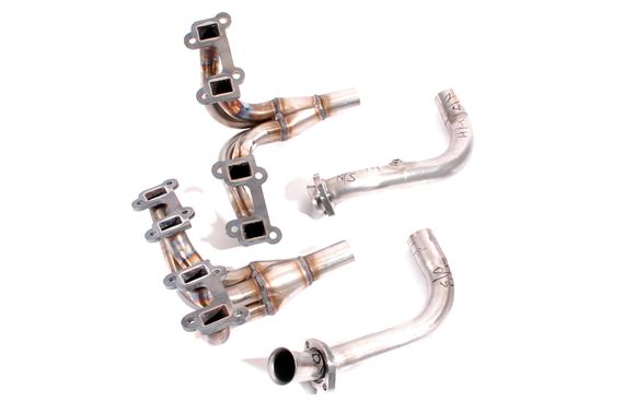 Stainless Steel Tubular Exhaust Manifolds and Downpipes - MGR V8 - OE Type - Pair - ZKC50389K