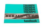 Triumph Owners Handbook - Herald 13/60