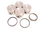 Piston Set (4) - Push Fit (3 Ring) Type - High Compression - Oversize +020 - 12H5163H020P - Aftermarket