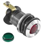 Dash Warning Lamp Green or Red Lens - 142205 - Classic Gold
