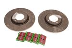 Rossini Performance Front Solid Brake Disc and Pad Set - Triumph - RL1525ROS