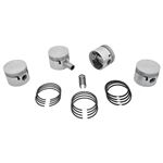 Piston Set Plus 0.030" HC 1500cc - 155169030COUNTY - County