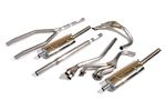 Twin Box Sports Exhaust System Stainless Steel Includes Manifold - 2 Litre VItesse Mk2 - RV6116