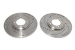 Rossini Performance Front Brake Discs - Solid Pair - GT6 and Vitesse 2 Litre - 213227ROS