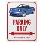 Mazda MX5 Miata Sign Blue Car - 1989-97 -215-432