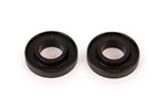 Front Subframe Rear Turret Doughnut Pair Black - 21A2597PBBLK - Polybush