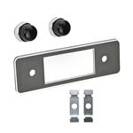 Faceplate and Knob Set Blaupunkt Black/Chrome - 230346 - RetroSound