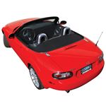 Hood Stowage Cover Black Vinyl (plastic window) - 239-420 - Robbins