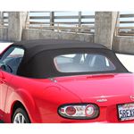 Hood Cover Streamline Black Vinyl Glass Window Inc Rain Rail - 239-580 - Robbins