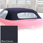 Hood Cover Blue Canvas Heated Glass Window Zipped Inc Rain Rail - 239-774 - Robbins