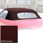 Hood Cover Red Canvas Heated Glass Window Zipped Inc Rain Rail - 239-775 - Robbins