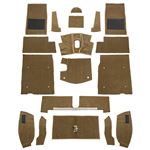 Carpet Set Complete - Honey Tan Nylon LHD - Midget 1500 - 242574 - Moss