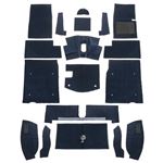 Carpet Set Complete - Navy Blue Nylon RHD - Midget 1500 - 242579 - Moss