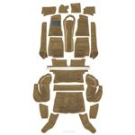 Carpet Set Premium - Tan Moulded Nylon LHD - MGB GT - 244277
