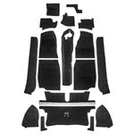 Carpet Set Premium - Black Moulded Nylon LHD - MGB GT - 244325 - Moss