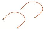 Oil Pipes - Hoses to Oil Cooler - Pair - Stag - RHD - 311295 - Automec