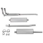 Exhaust System Touring S/Steel MGB - 454569 - Tourist Trophy