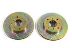 EBC Turbo Grooved Front Brake Discs - Vented Pair - Rover 800 - SDB10026SLPUR