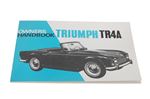 Triumph Owners Handbook - TR4A
