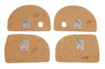 Squab Seat Cover Stiffener Boards - Car Set - RL1660